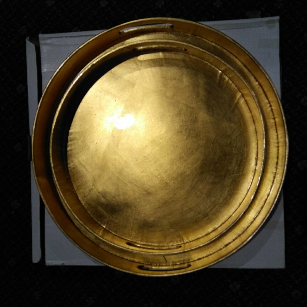Gold home decore trays!